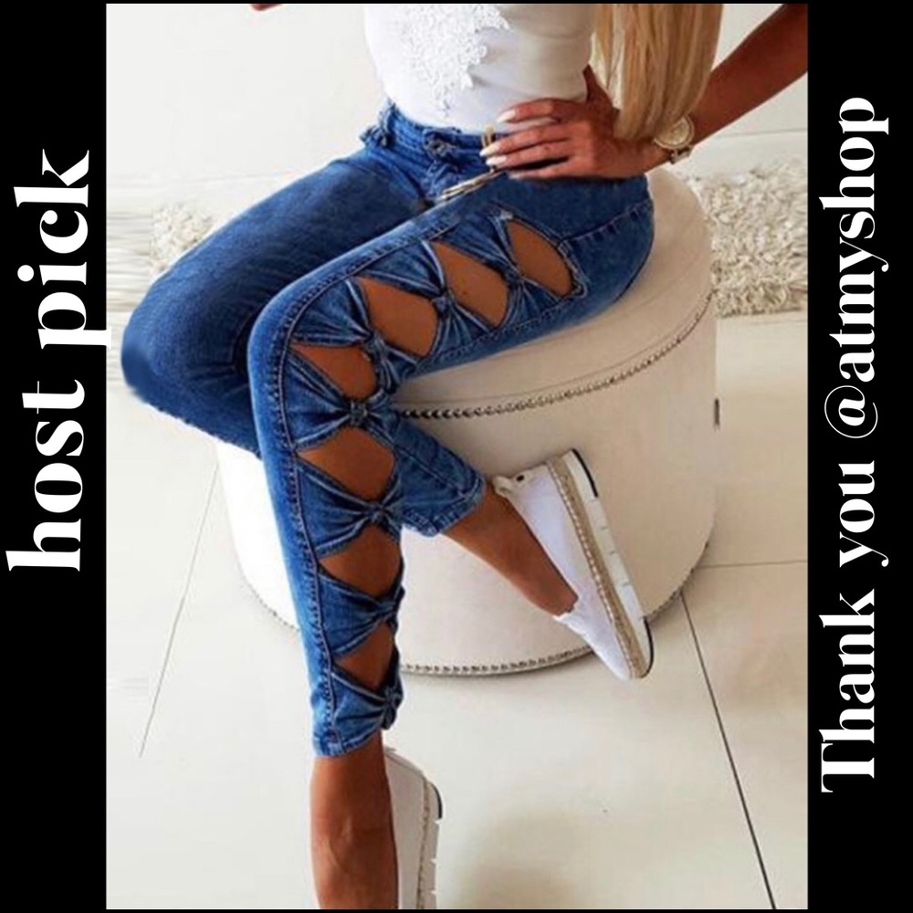 Bow tie  Jeans